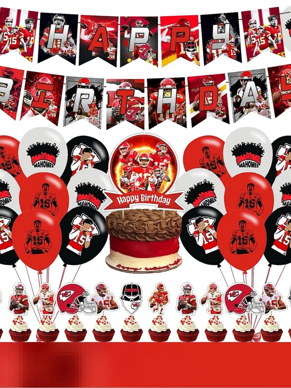 Patrick Mahomes Birthday Decorations